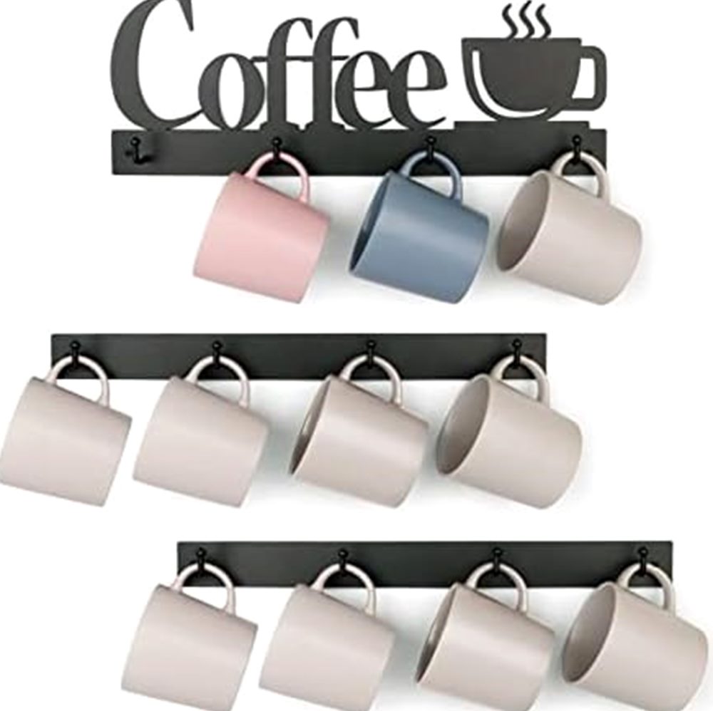 Coffee Mug Wall Rack, 12 Hooks — photo 2 of 7
