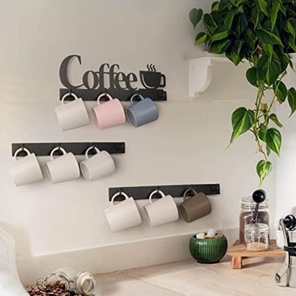 Coffee Mug Wall Rack, 12 Hooks — photo 7 of 7