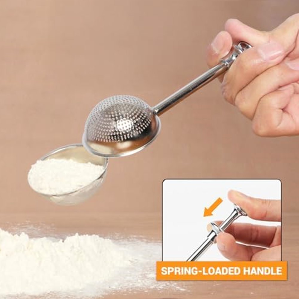 Flour Duster, One-Handed Spring Wand — photo 3 of 7