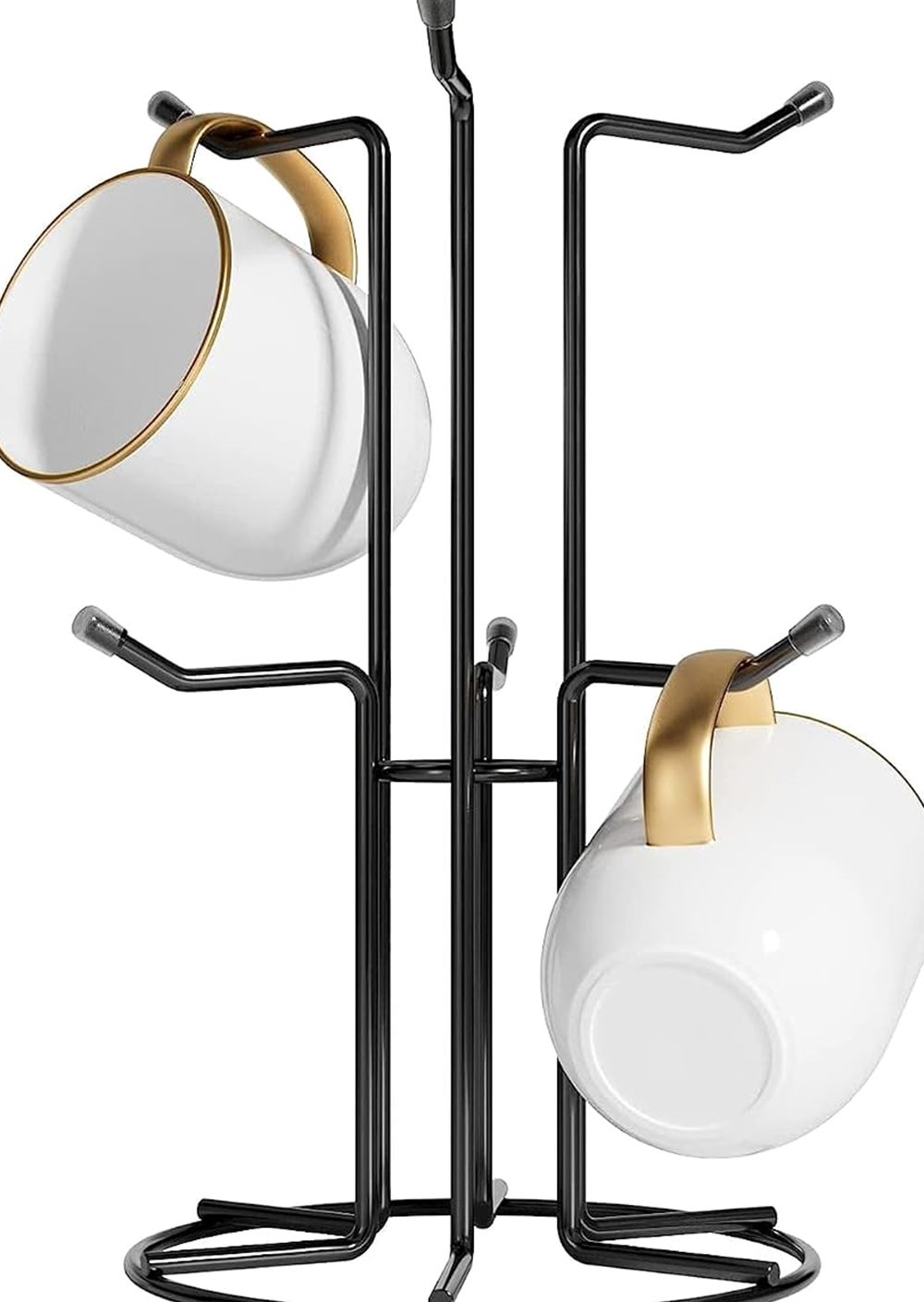 Mug Tree, 6 Hooks for Large Cups