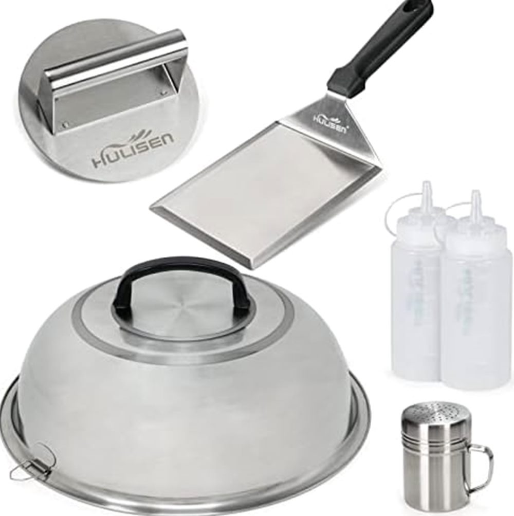 Smashed Burger Kit, 6-Piece Griddle Set — photo 2 of 7