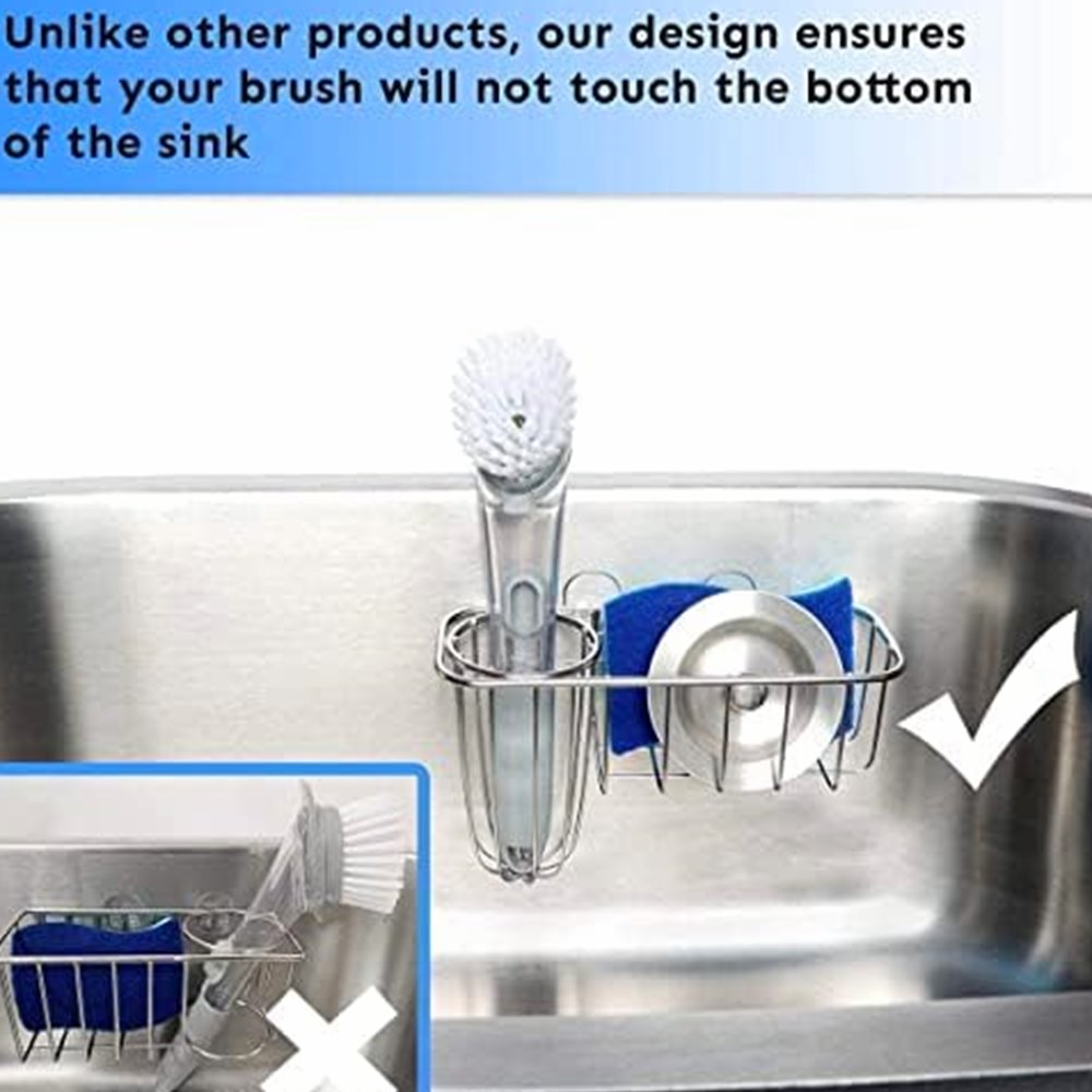 3-in-1 Sponge Holder & Sink Caddy — photo 4 of 7