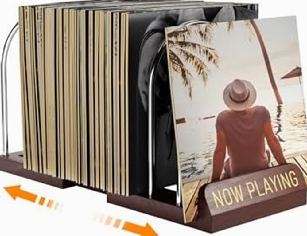 Expandable Vinyl Record Storage, 30–70 LPs — photo 2 of 7